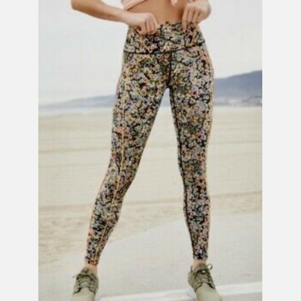Free People Movement floral leggings